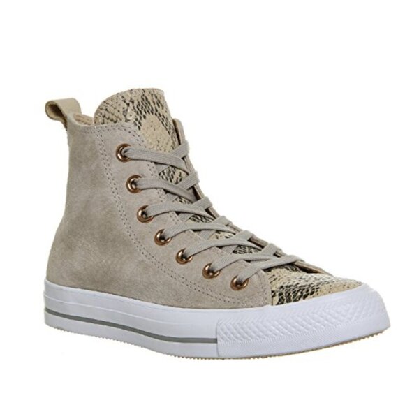 Converse Shoes - Converse Chuck Taylor All Star Hi-Top Sneakers – Papyrus/White/Dolphin Snakeskin